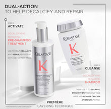 Load image into Gallery viewer, Kérastase Première Decalcifying Repairing Pre-Shampoo and Shampoo for Damaged Hair with Pure Citric Acid and Glycine