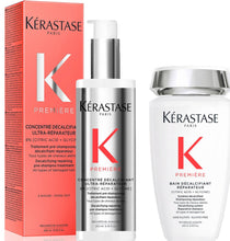 Load image into Gallery viewer, Kérastase Première Decalcifying Repairing Pre-Shampoo and Shampoo for Damaged Hair with Pure Citric Acid and Glycine