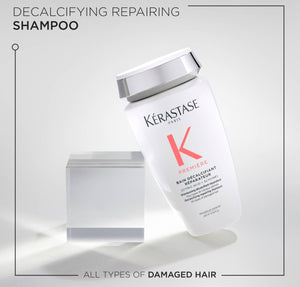 Kérastase Première Decalcifying Repairing Pre-Shampoo and Shampoo for Damaged Hair with Pure Citric Acid and Glycine