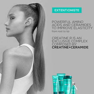 STRENGTHENING SHAMPOO  A strengthening shampoo for damaged hair seeking healthier-looking lengths